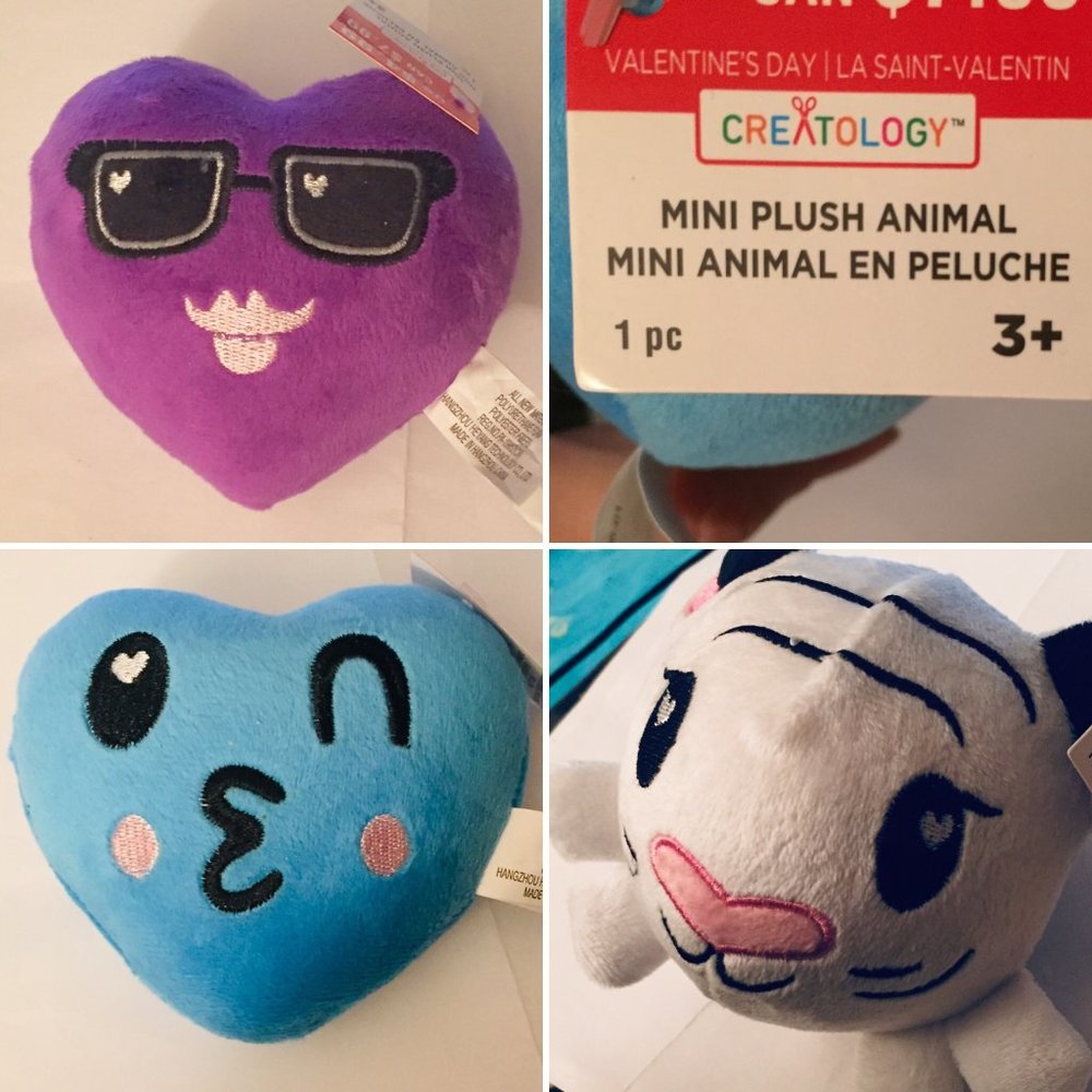 Valentine's Day Mini Plush Heart Animal Love Emoji